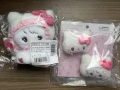 mikko ×ハローキティ　マスコットホルダー　ヘアクリップ　2点セット