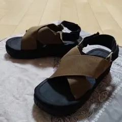 【SHAKA✕B:MING by BEAMS】厚底クロスストラップサンダルのサムネイル