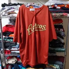 ヒューストン・アストロズ　MLB ユニフォーム　赤　XL　ワグナー【4914 ヒューストン・アストロズ MLB ユニフォーム 赤 XL ワグナー
