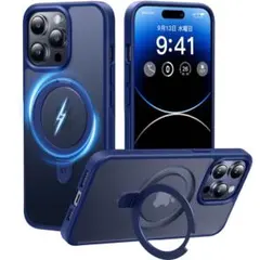 iPhone14ProMax 用 ケース 隠しスタンド 横縦両立