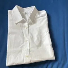 ユニクロ UNIQLO　エクストラファインコットンシャツ 白 長袖　Mサイズ
