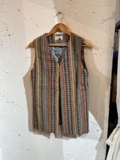 80s vintage ウールベスト　古着　USA