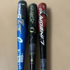 軟式少年用バット 3本セット ケース付き asics 大谷 - メルカリ