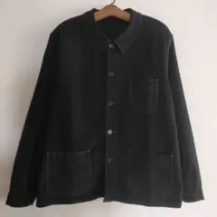 60s モンサンミッシェル ブラックモールスキン カバーオール - メルカリ