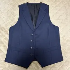 ベストネイビー　AB7サイズ 紳士服　ジレ　演奏会　飲食店　制服　バーテン ベストネイビー AB7サイズ 紳士服 ジレ 演奏会 飲食店 制服 バーテン