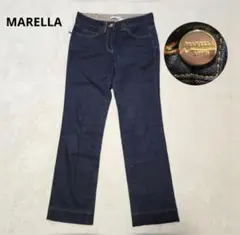 MaxMara マレーラ ストレートフレア デニムパンツ インディゴ 38のサムネイル