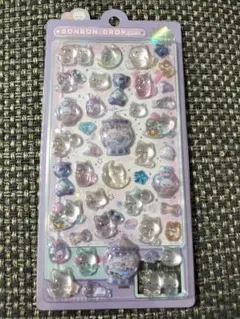 新品　ボンボンドロップシール　ナイトミャウ