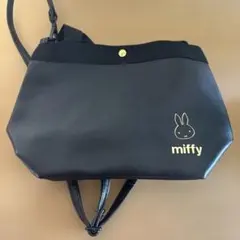 miffy ショルダーバッグ 黒