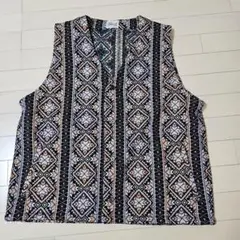 フレディ＆グロスター 刺繍 ベスト FREDY & GLOSTER ノーリーズ