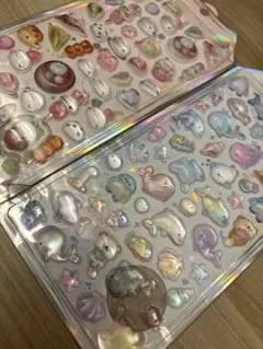 【正規品】ボンボンドロップシール　オリジナル　2枚セット　らめーる　もちもち