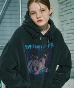 CPGN STUDIO COMPAGNO ピグメント フード パーカー