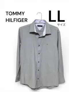 Tommy Hilfiger グレー ボタンダウンシャツ XL