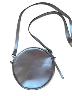 シルバー 円形ポシェット