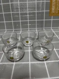 HOYA クリスタルガラス 湯呑み 5客セット