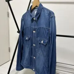 monkey time デニムシャツジャケット 薄手 羽織り 春夏 L