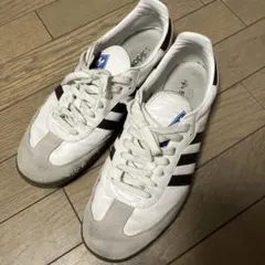 【ジャンク品】adidas SAMBA ホワイト ブラック　28.5cm