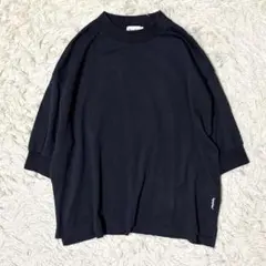 Gymphlex ジムフレックス 紺 ネイビー クルーネック Tシャツ 鹿の子のサムネイル