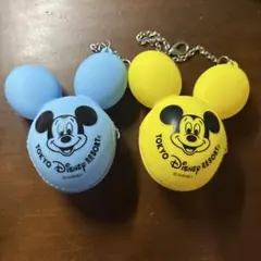 東京ディズニーリゾート ミッキーマウス キーホルダー 2色セット