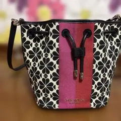 ケイトスペード kate spade 花柄 バケットバッグ ショルダー 巾着 