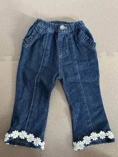 tete a tete 80 デニムパンツ 花柄
