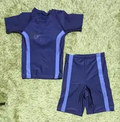 【新品、未使用】スクール水着 ネイビー 上下セット Sサイズ