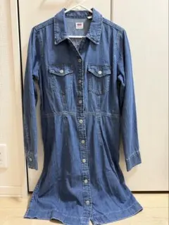 Levi's デニムシャツワンピース Sサイズ