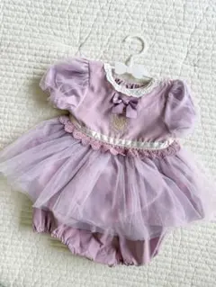 ラプンツェルワンピース　ブルマ付き　80サイズ