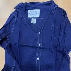 Frank & Eileen 長袖シャツ ネイビー XSのサムネイル