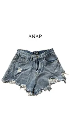 古着　ANAP ダメージ加工ショートパンツ S