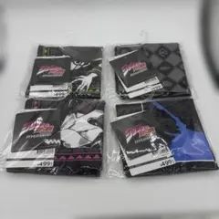 ジョジョの奇妙な冒険 ハンカチ 4種セット ワークマン
