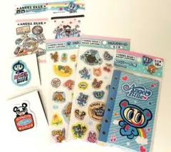 【値下げ】Angel Blue シール &シール帳&ミニホルダー 《６点セット》