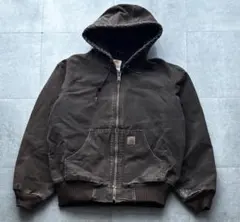 カーハート アクティブジャケット ブラウン J130 DKB Sサイズ フェード