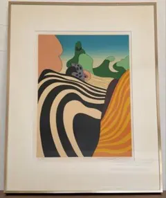 木版画　黒崎彰　小さなアラベスク〈流れ星（コメット）〉 木版画 黒崎彰 小さなアラベスク〈流れ星（コメット）〉 - メルカリ