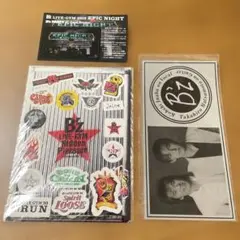 ステッカー ケース付き B'z RUN 1993 公式ツアーグッズ シール ラン ステッカ ケース付き B'z RUN 1993 公式ツアーグッズ シール
