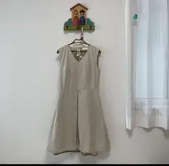 BALLSEY ボールジィ　ワンピース　ゴールドベージュ　トゥモローランド　38