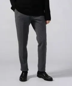 【極美品】秋冬物 トゥモローランド イージーパンツ M JP-L 84 濃グレー