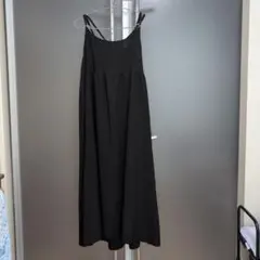 しまむらブラックキャミワンピース夏用