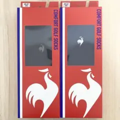 新品　定番レギュラー丈 箱入りソックス セット　靴下 綿混 コットン ゴルフ