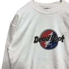 FBWZ バンド スウェット 白 グレフル グレイトフルデッド ハードロック