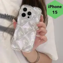 新品 iPhone15 ラメ キラキラ 可愛い スマホケース 透明 クリア