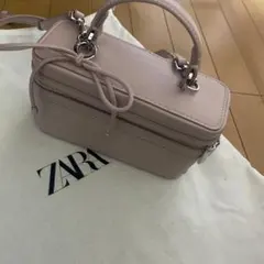 ZARA バニティバッグ ピンク 2WAY ショルダー 美品 2026年7月購入