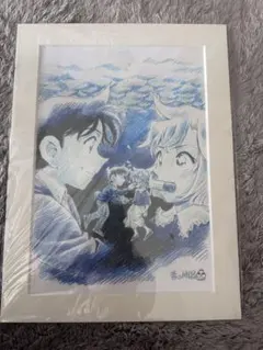 名探偵コナン 黒鉄の魚影 複製原画 全サ 灰原哀 江戸川コナン 青山先生