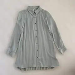 プリーツバックシャツ