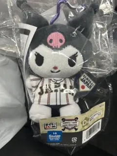 タイトーくじ 侍ジャパン×サンリオD賞 カラビナ付きマスコット応援　クロミちゃん