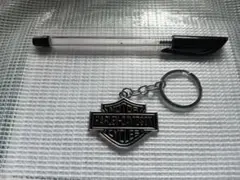 HARLEY-DAVIDSON (ハーレーダビッドソン)　キーホルダー　シルバーのサムネイル