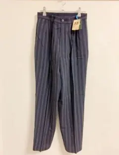 ストライプパンツ Sサイズ レーヨン麻混合