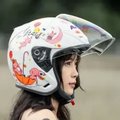 男性と女性の電気オートバイヘルメットフルフェイスヘルメット