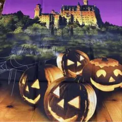 残り僅か‼️ ハロウィン　Halloween キャッスル　パープル