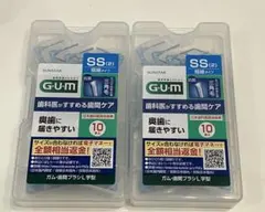 GUM 어드밴스드 케어 치간 브러쉬 L 셰이프 10P 2개 세트