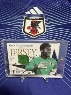 EPOCH 25-26 サッカー日本代表 ビッグパッチジャージカード 鈴木彩艶